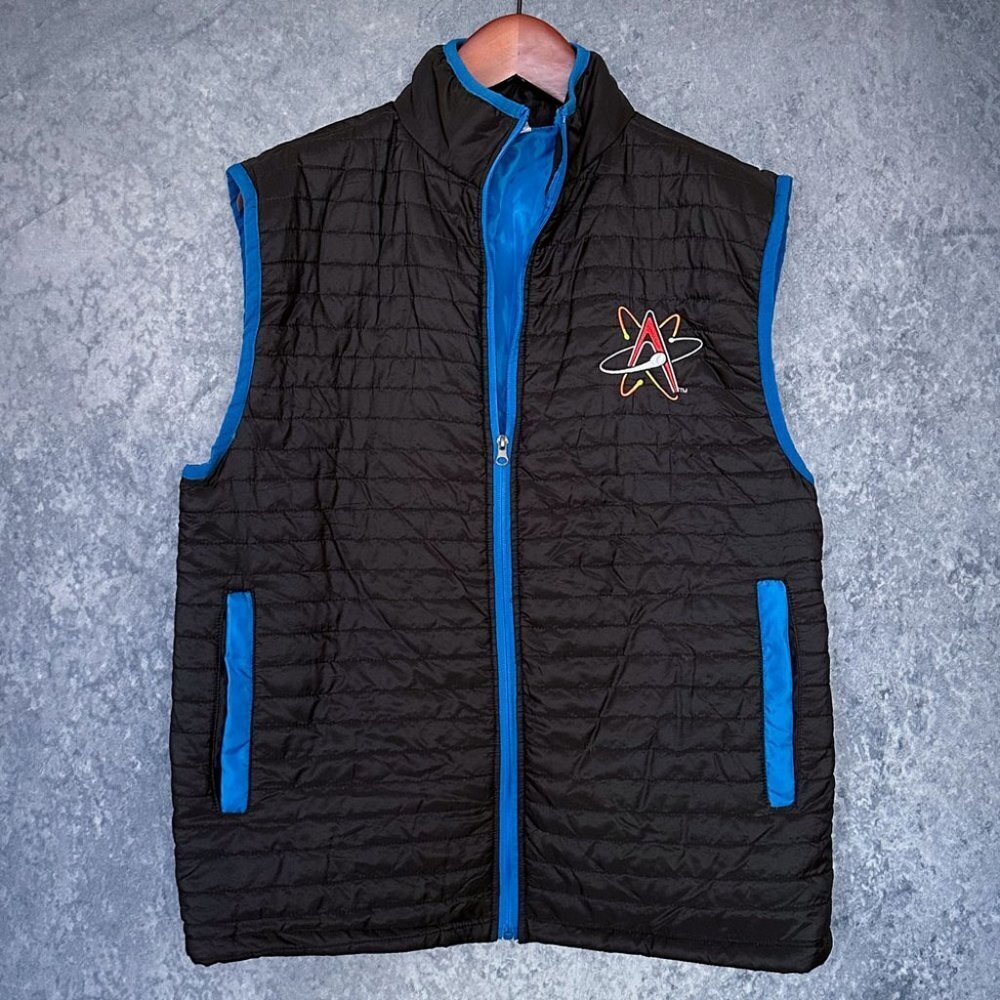 Albuquerque Isotopes Milb Puffer Vest Sz Xl